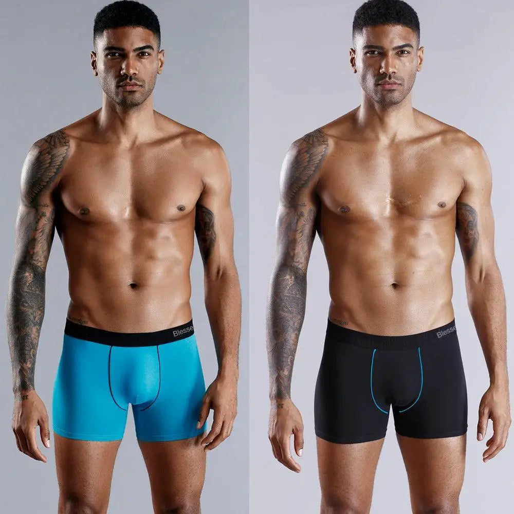 Cotton Blend Boxer Shorts For Men Stylish Comfort Kit