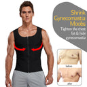 Men Sauna Sweat Vest Waist Trainer Compression Shirt Slimming
