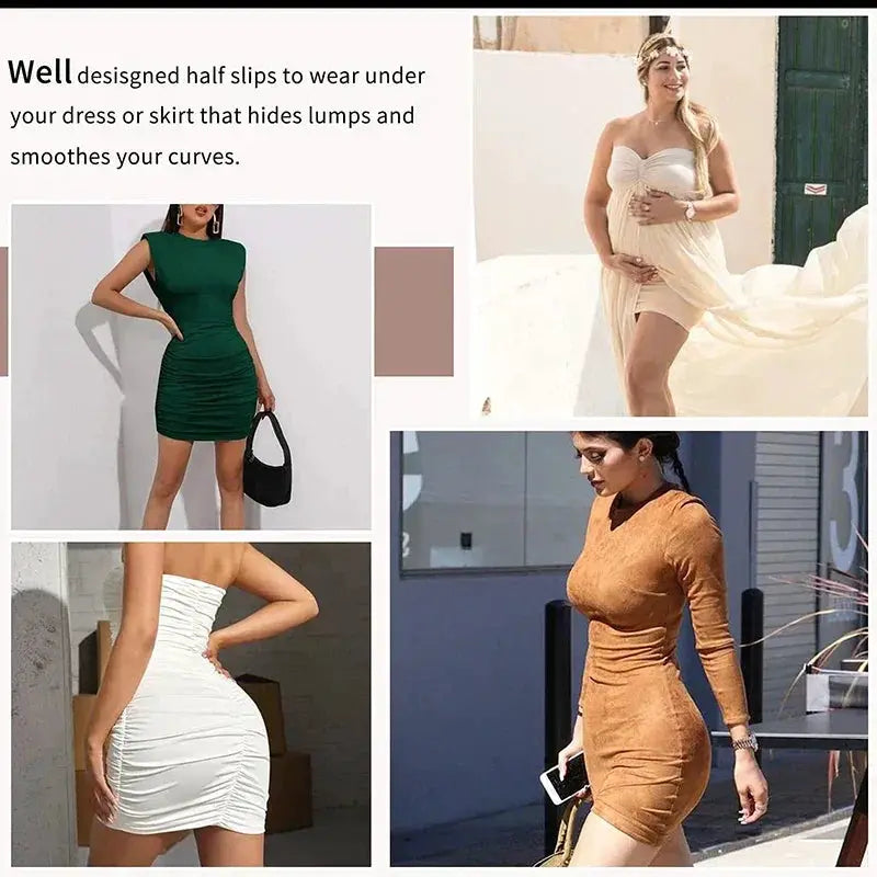 Seamless High Waist Shapewear Slip For Women Tummy Control