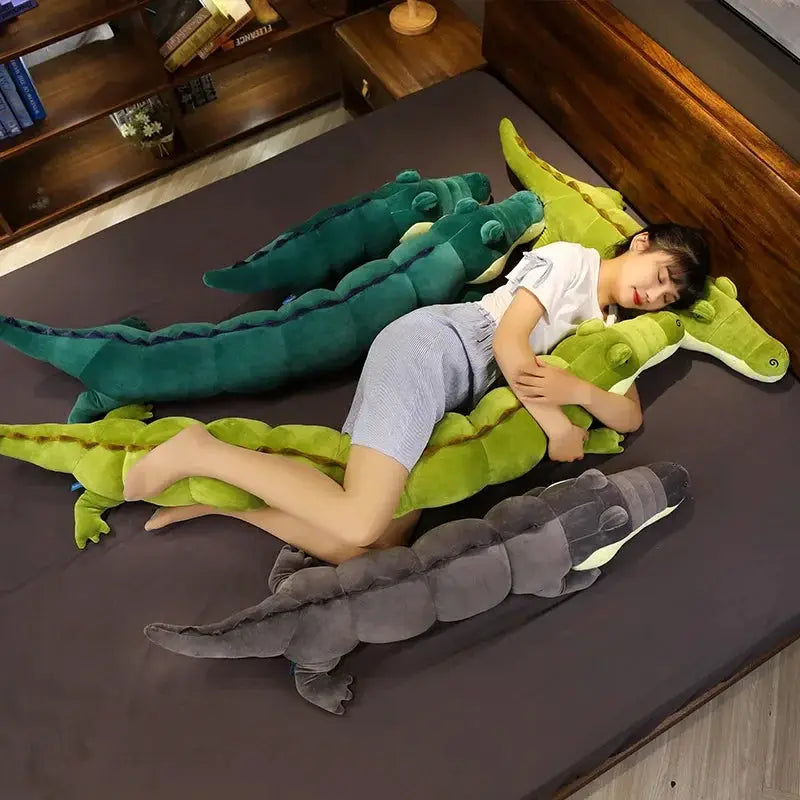 80 To 180cm Simulation Crocodile Plush Toys Long Pillow Doll