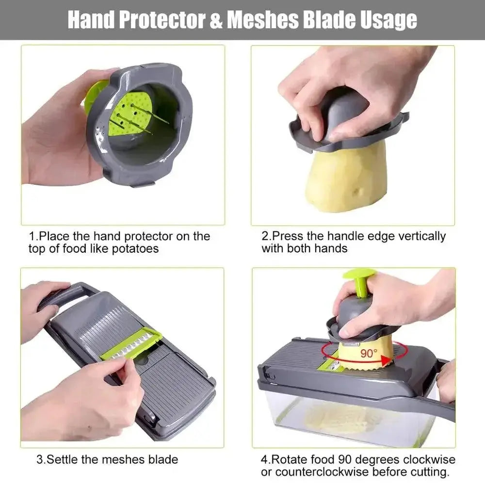 Vegetable Chopper Multifunctional Grater Cutter Kitchen Tool