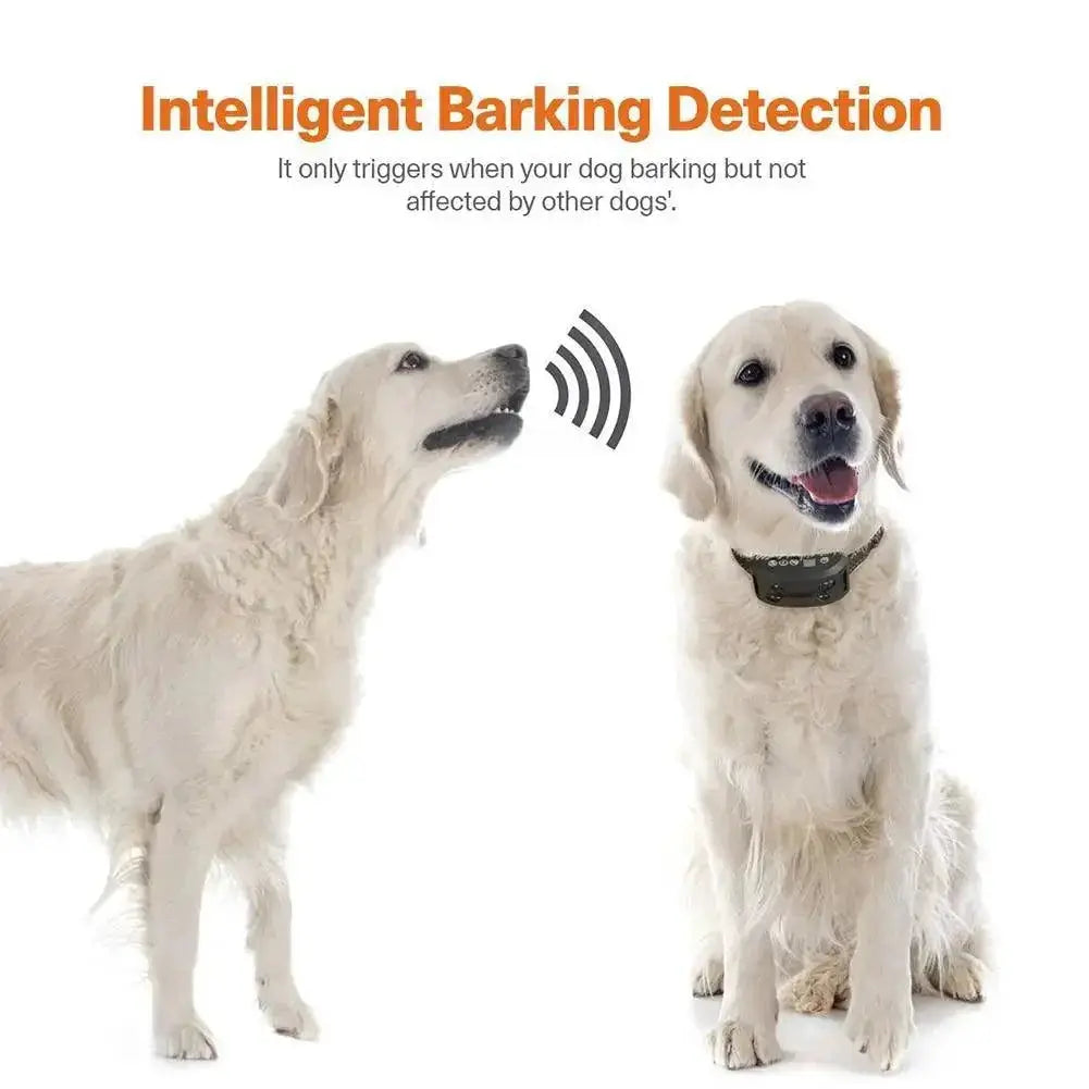 Smart Dog Anti Bark Collar GPS Waterproof Training