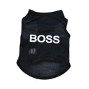 Summer Black Dog Vest for Small Breeds Stylish Design
