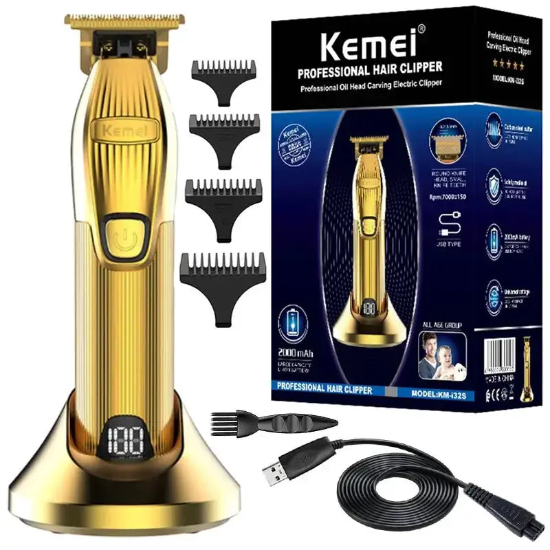 I32S Barber Professional Hair Trimmer For Men Grooming Tool