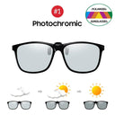 VIVIBEE 2024 Polarized Clip-On Pilot Sunglasses Unisex