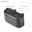 Remote Dog Training Bark Collar Effective 600M Waterproof