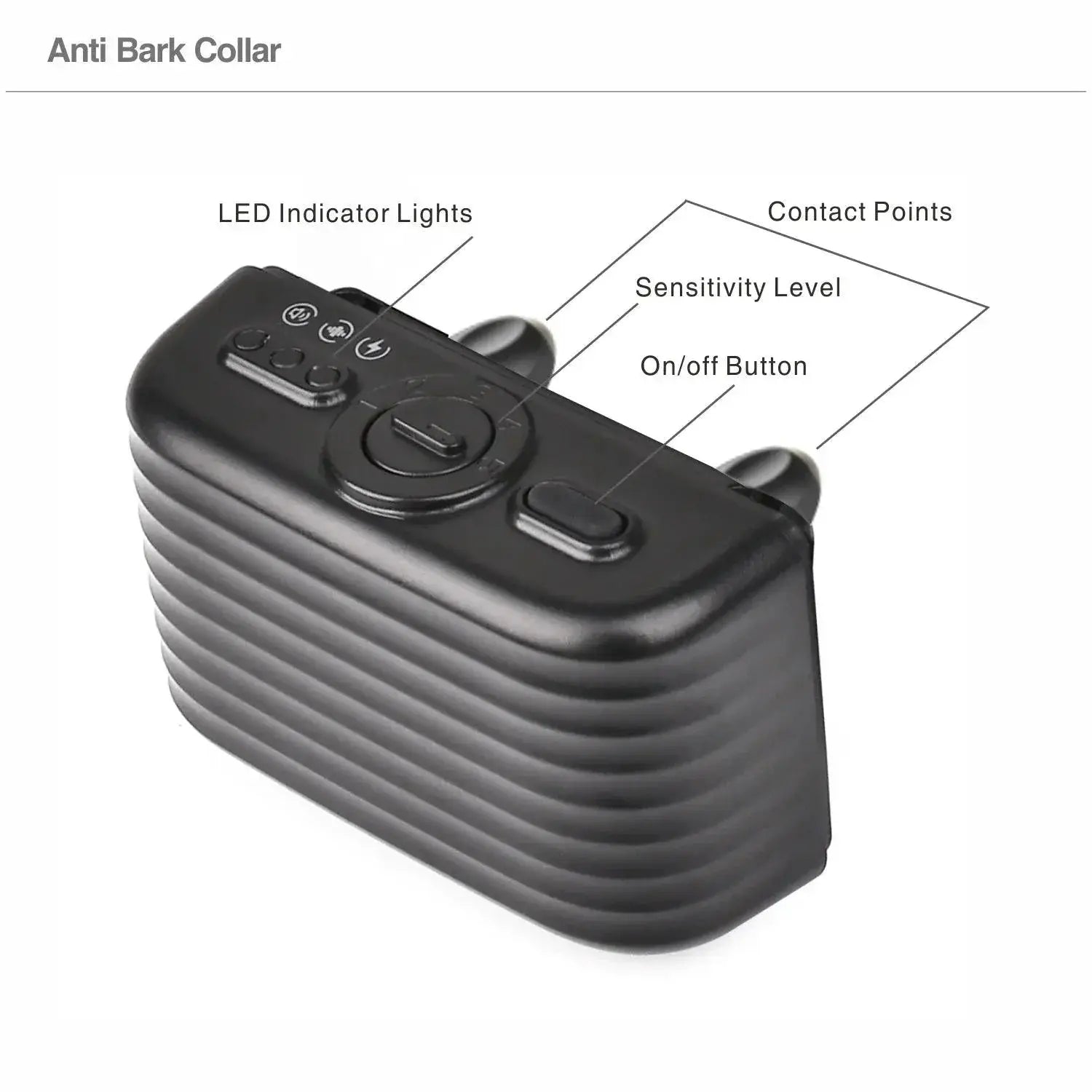 Remote Dog Training Bark Collar 600M Waterproof Long Range