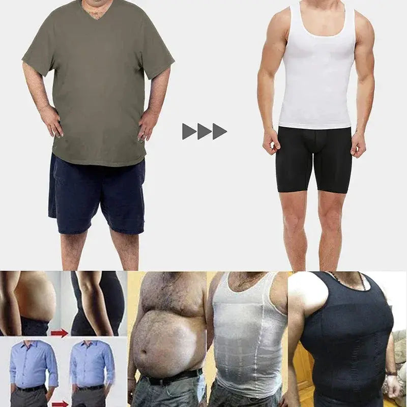 Men's Slimming Body Shaper Vest For Tummy Control Wear