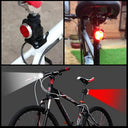 Waterproof Mini Bike Lamp Front Light White Taillight Red