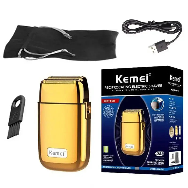Metal Professional Hair Clipper Combo For Men Grooming