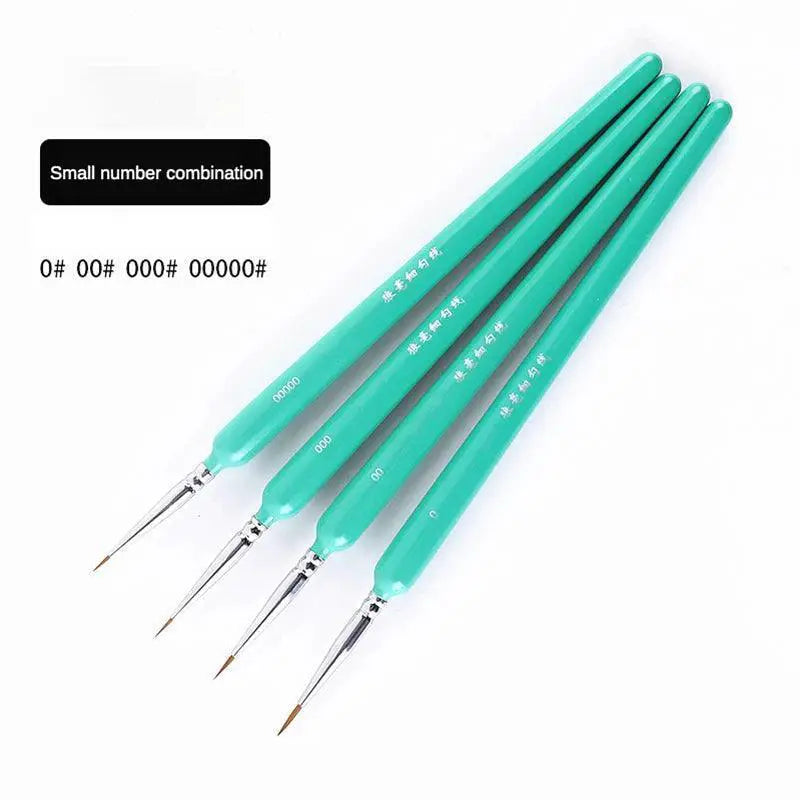 Miniature Weasel Hair Brushes Premium Art Supplies Set
