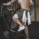 Summer Running Shorts Men 2 in 1 Quick Dry Gym Shorts