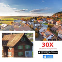 Smart AI Outdoor Security Camera with Night Vision 30X Zoom