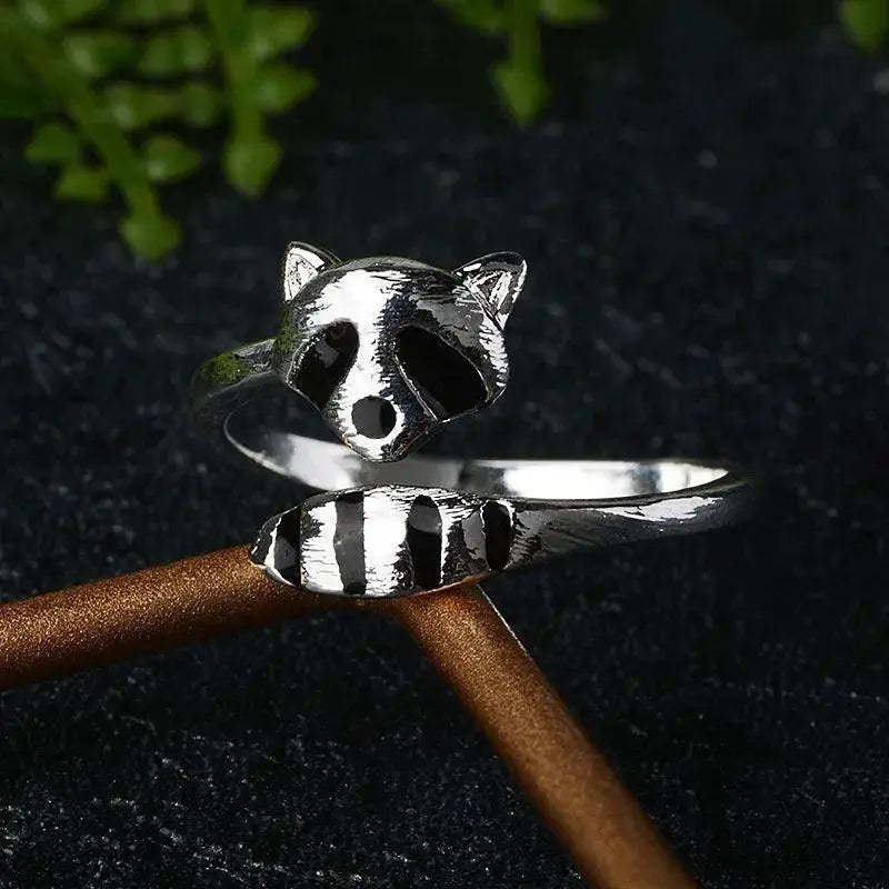 Cute Cartoon Animals Raccoon Fox Tail Jewelry For Ladies