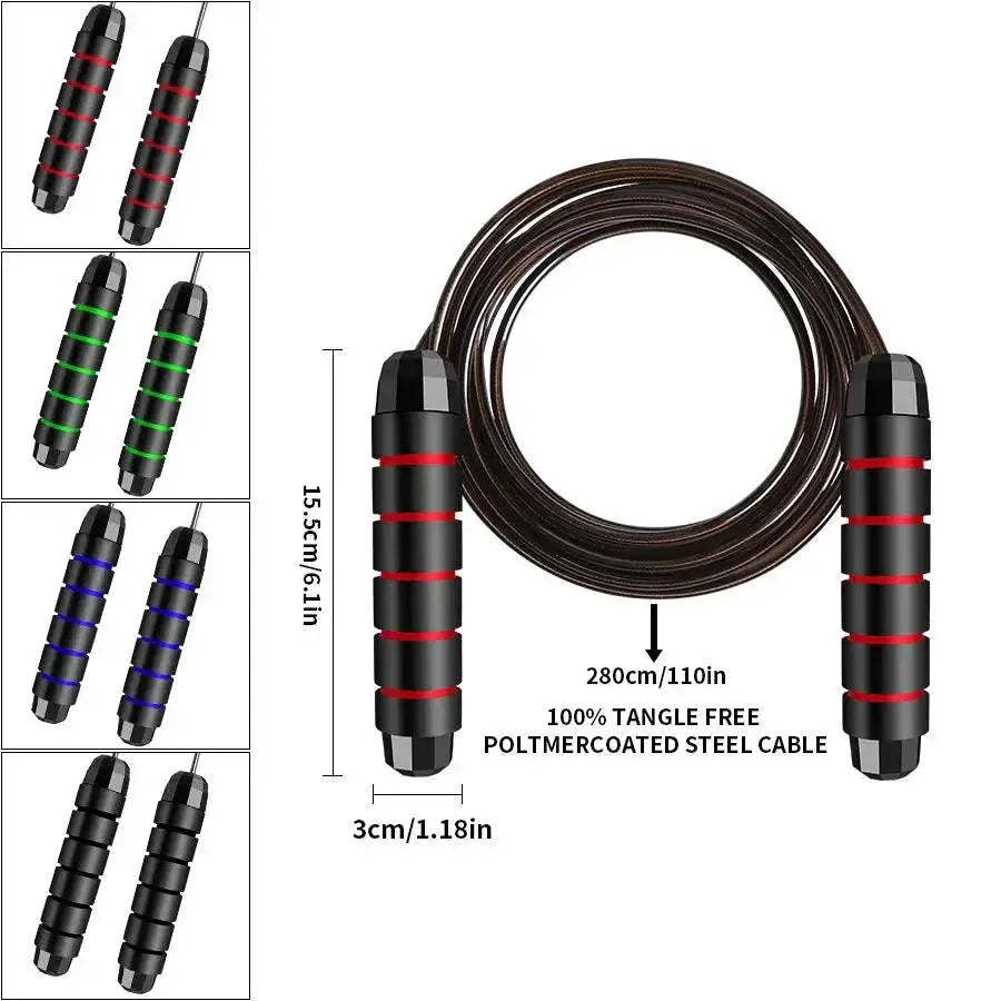 Rapid Speed Steel Wire Jump Rope For Intense Workouts