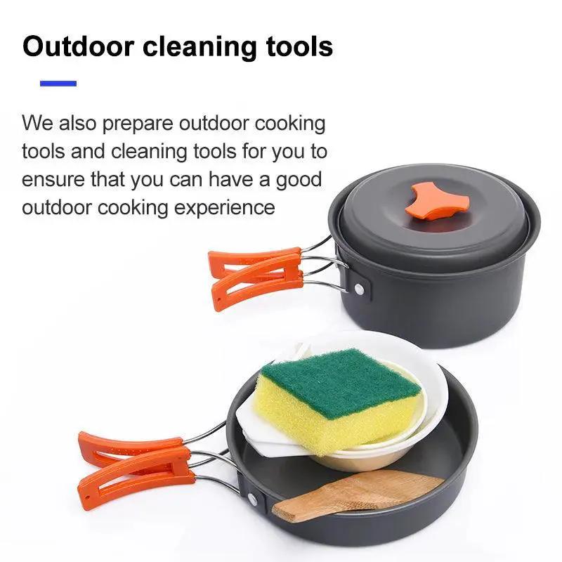 Aluminium Alloy Camping Cookware Set For Hiking Travel