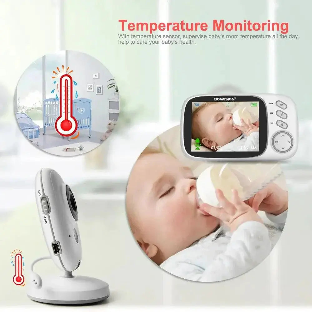 Advanced Wireless Baby Monitor With Night Vision Audio
