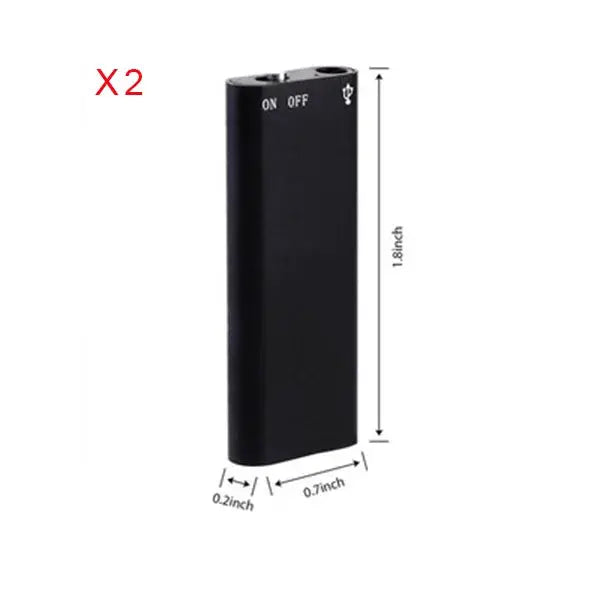 Ultra Thin Mini Voice Recorder 8GB 16GB 32GB Sound Activated MP3