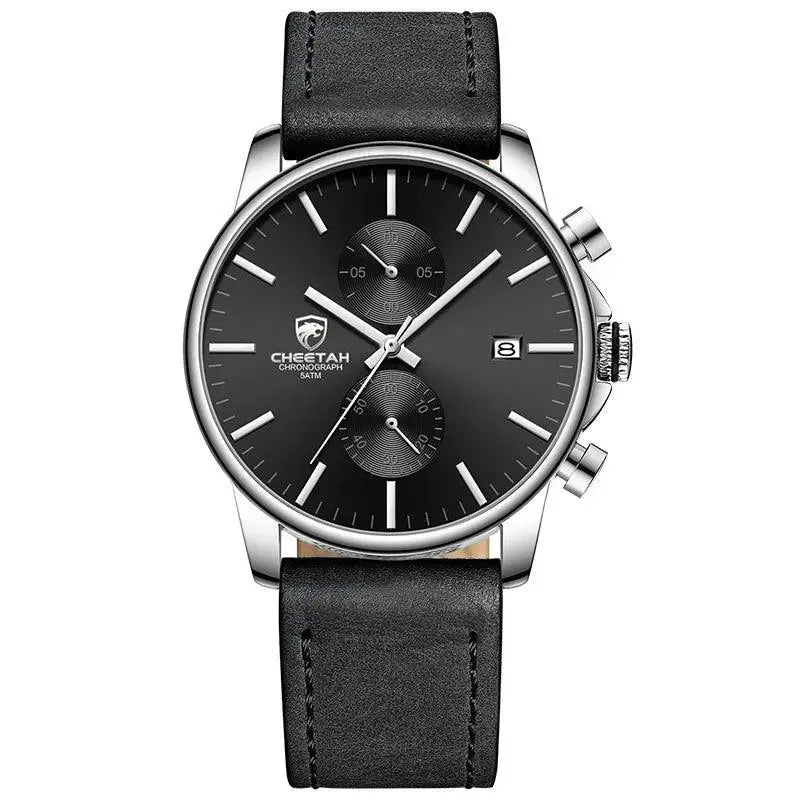 Mens Luxury Chronograph Watch Sleek Timepiece For Style