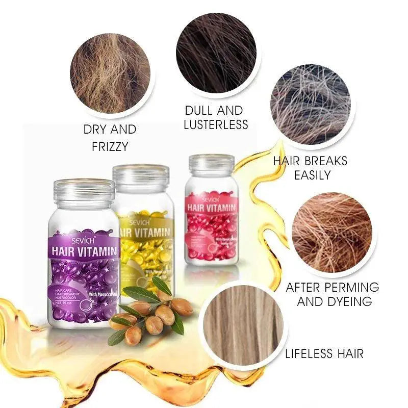Hair Revive Keratin Capsule Oil Transformative Repair Nourish