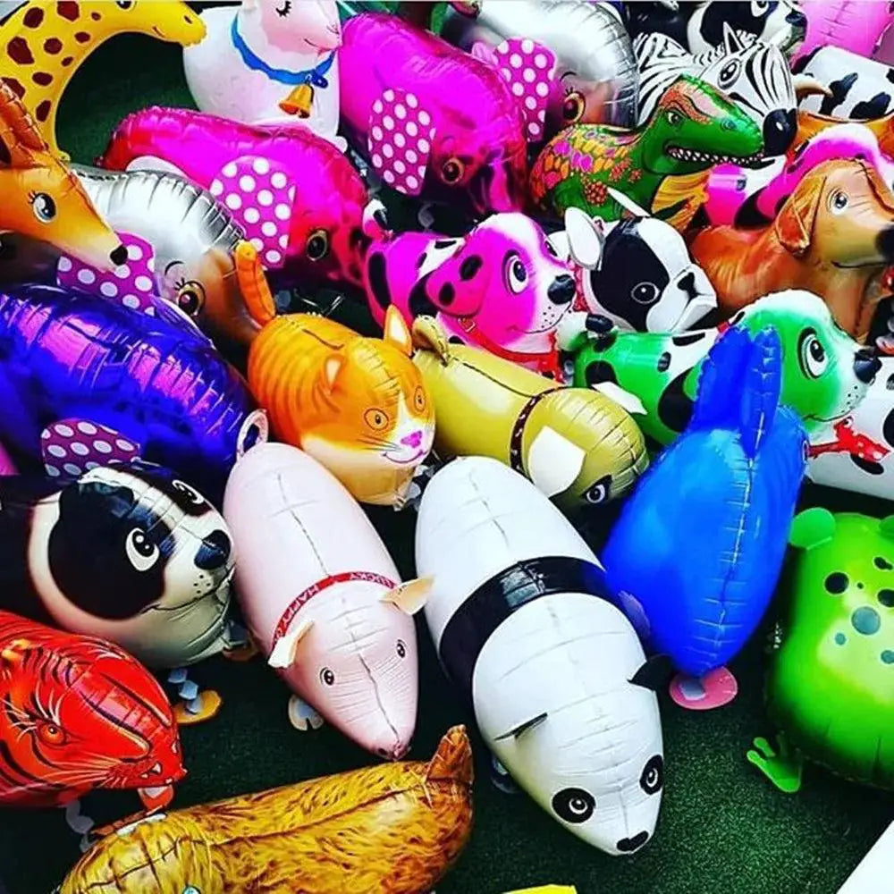 Adorable Cartoon Animal Helium Balloons Party Decor