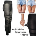 High Waist Anti Cellulite Compression Leggings Tummy Control