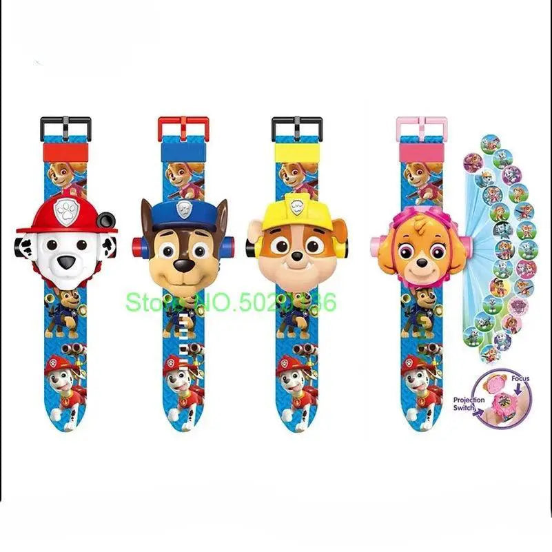 Superheroes Projection Kids Watch Adventure Timepiece Gift