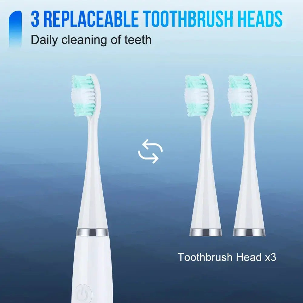 Sonic Electric Toothbrush Tartar Eliminator USB Rechargeable
