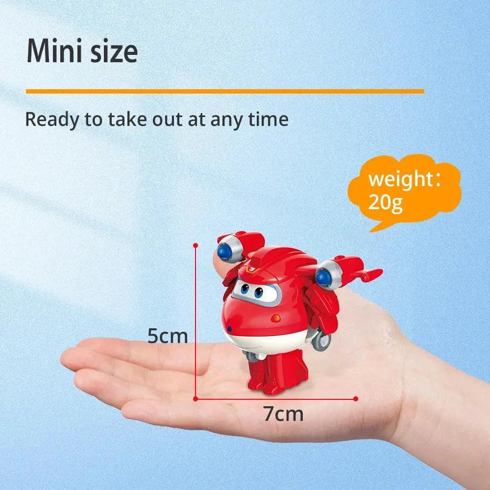 Super Wings Mini Transforming Robot Action Figures Toys