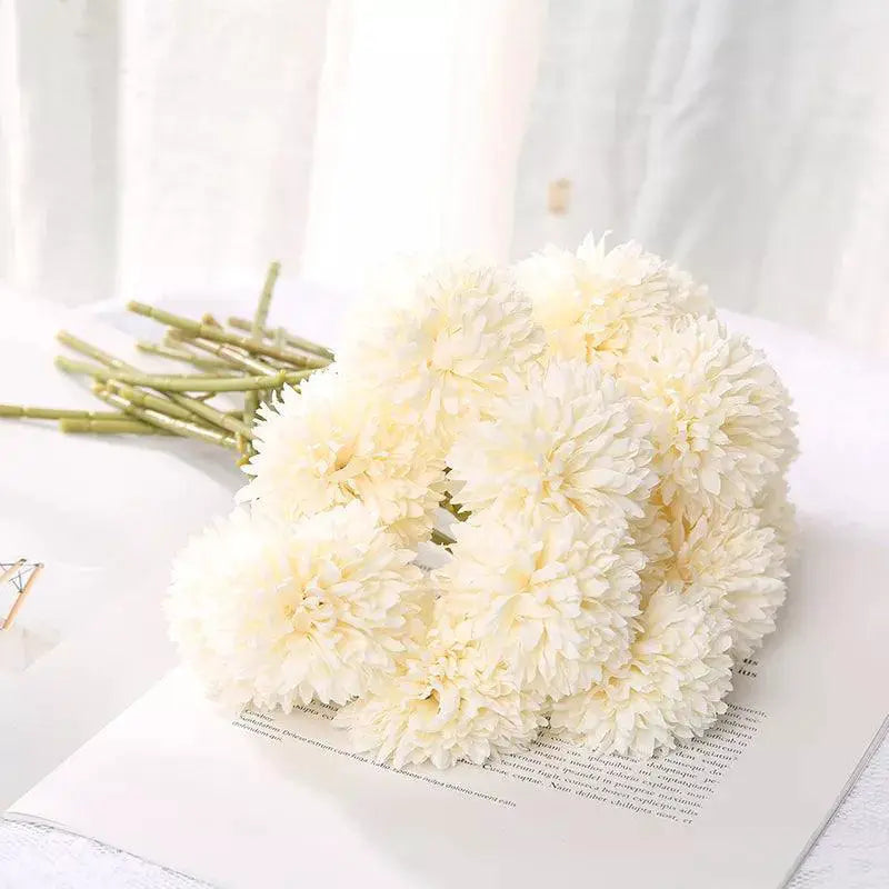 Lifelike Silk Hydrangea Bouquet For Weddings Home Decor
