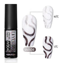 Sculpted Metal Gel Nail Polish Metallic Gold Silver Shine