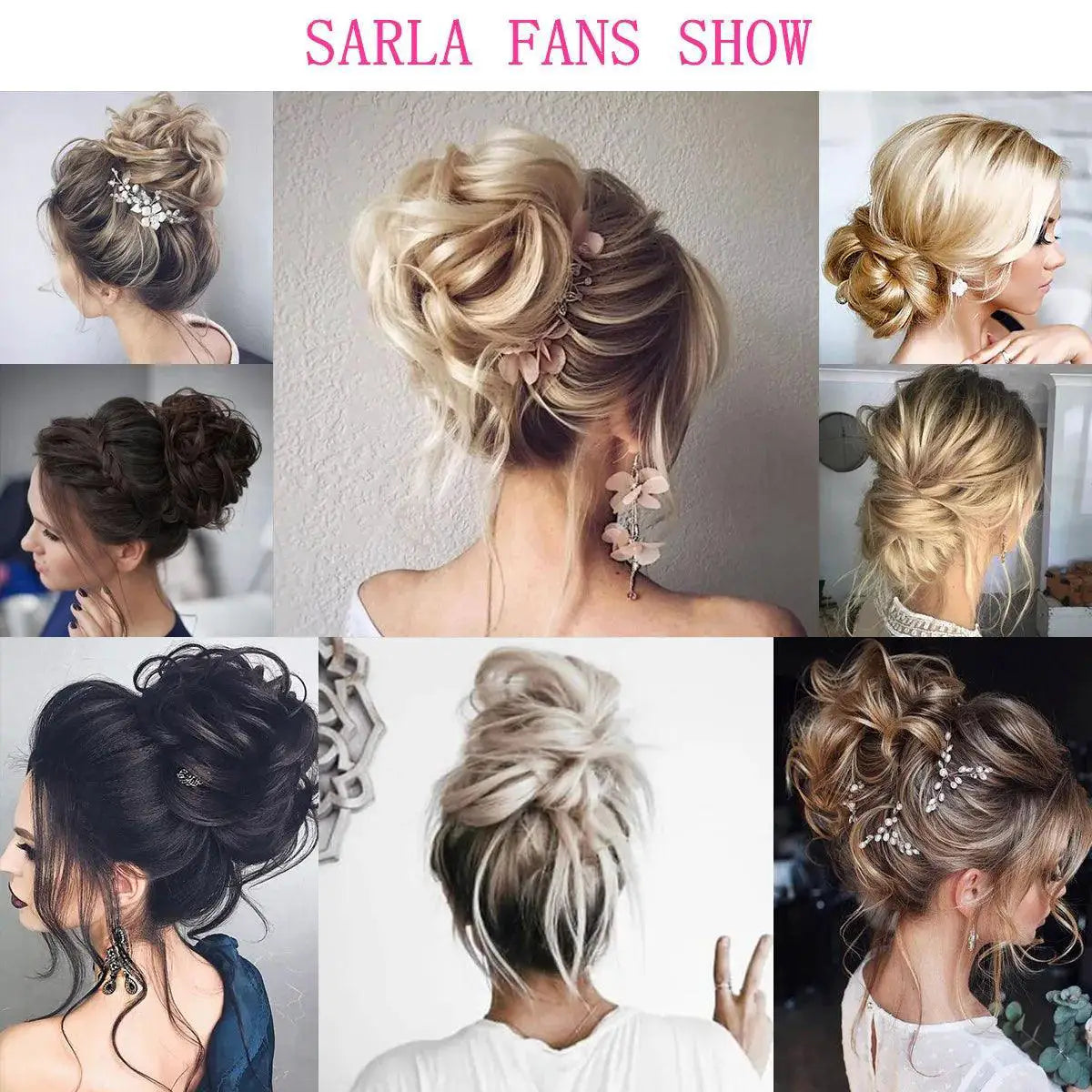 Synthetic Hair Bun Chignon Scrunchies For Stylish Looks