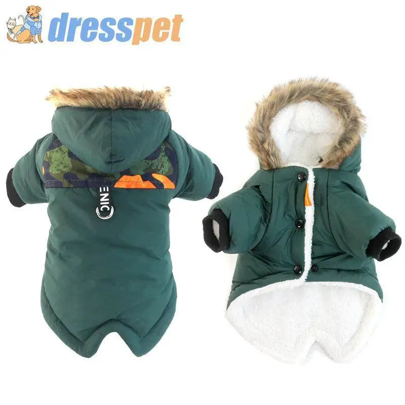 Winter Dog Coat Waterproof For French Bulldog And Chihuahua