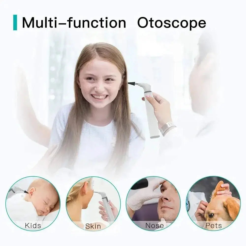 Wireless Otoscope HD WiFi Ear Camera With LED Lights