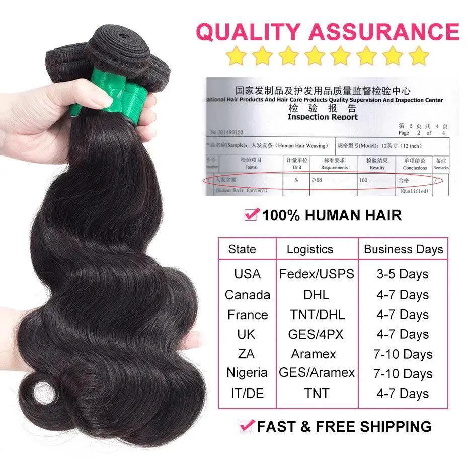 Gabrielle Brazilian Body Wave Human Hair Extensions 22 Inch