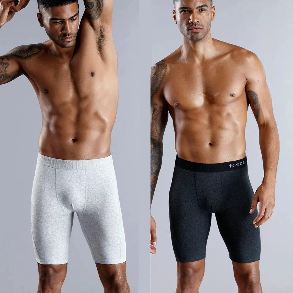 Ultimate Comfort Cotton Boxers Long Leg Underwear For Men
