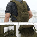 Compact 15L Molle Tactical Backpack for Outdoor Sports