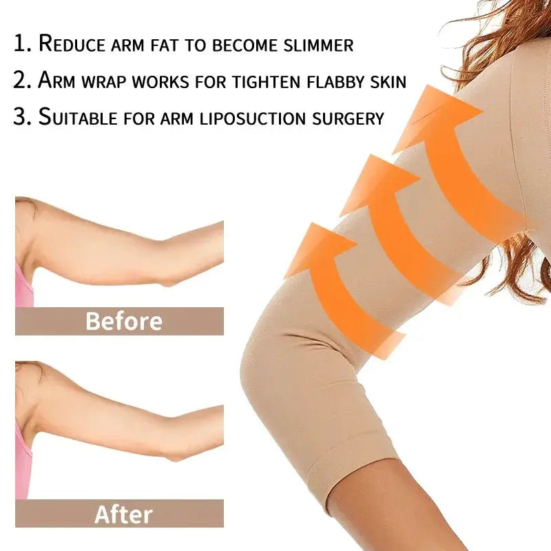 Compression Arm Shapewear for Posture and Figure Support