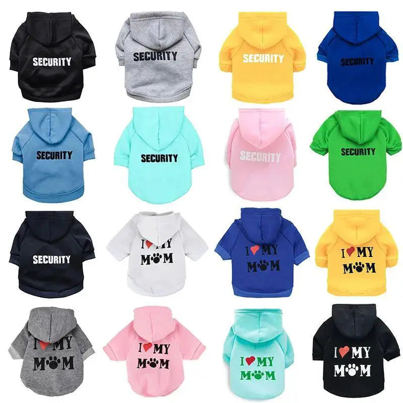 Security Cat Jacket Warm Pet Clothing for Cats and Dogs