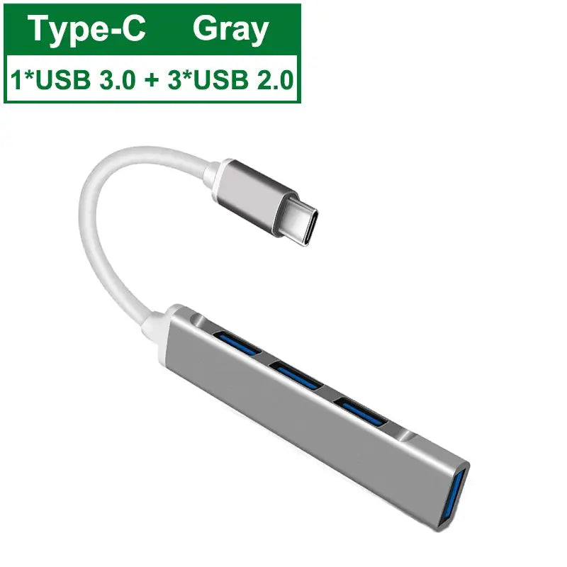USB C Hub 4 Port Type C 3.0 3.1 Multi Splitter Adapter - product image 7
