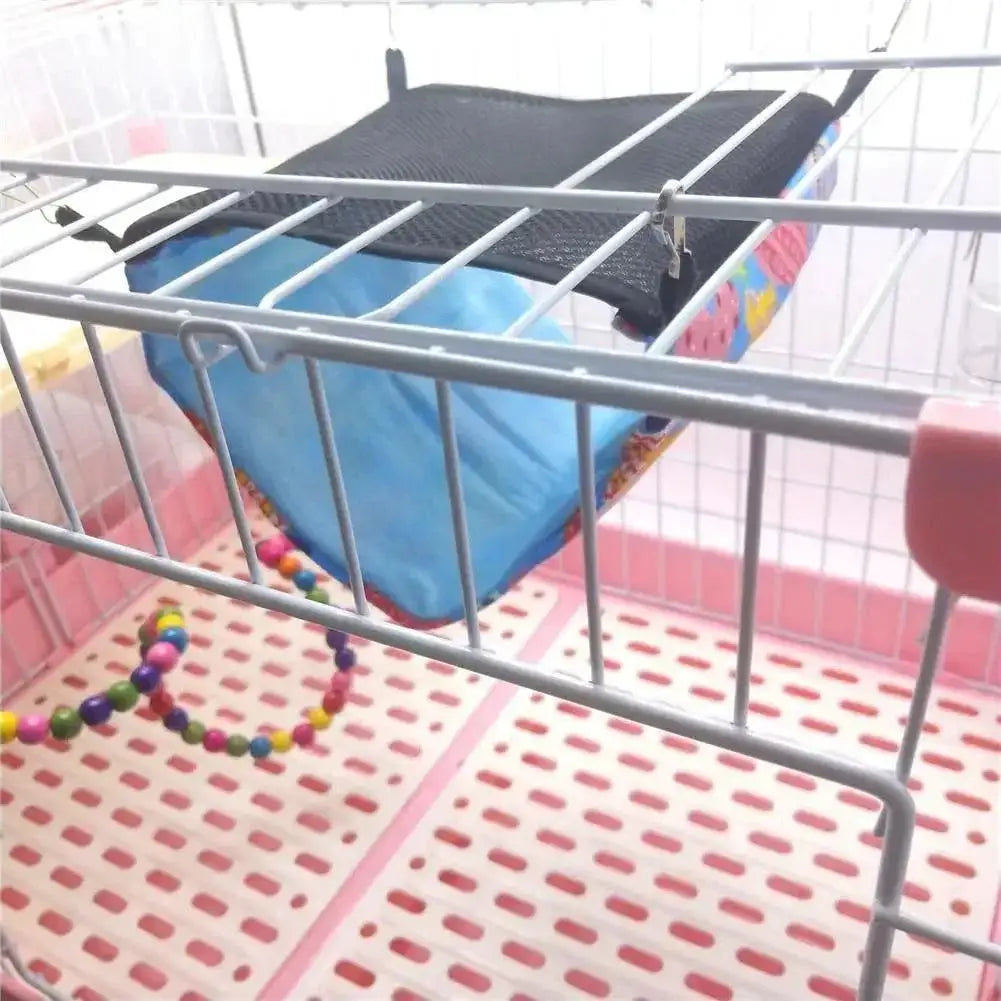 Hamster Double Layer Hammock Hanging Bed Cozy Mesh Spot