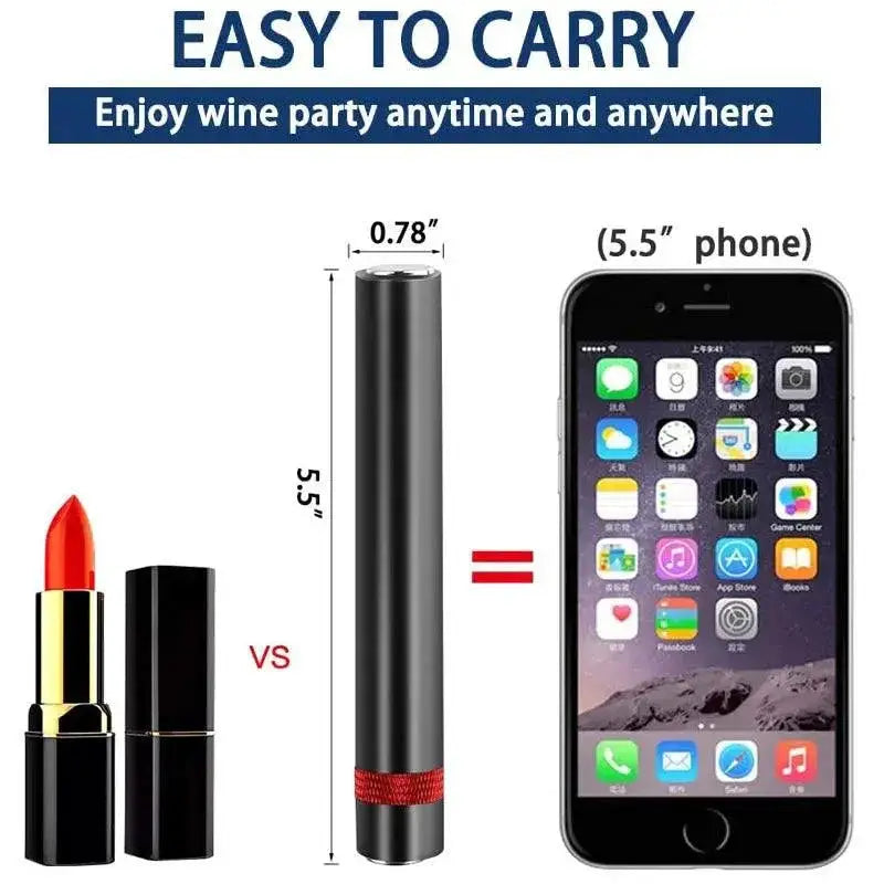Portable Air Pressure Wine Opener For Easy Cork Removal