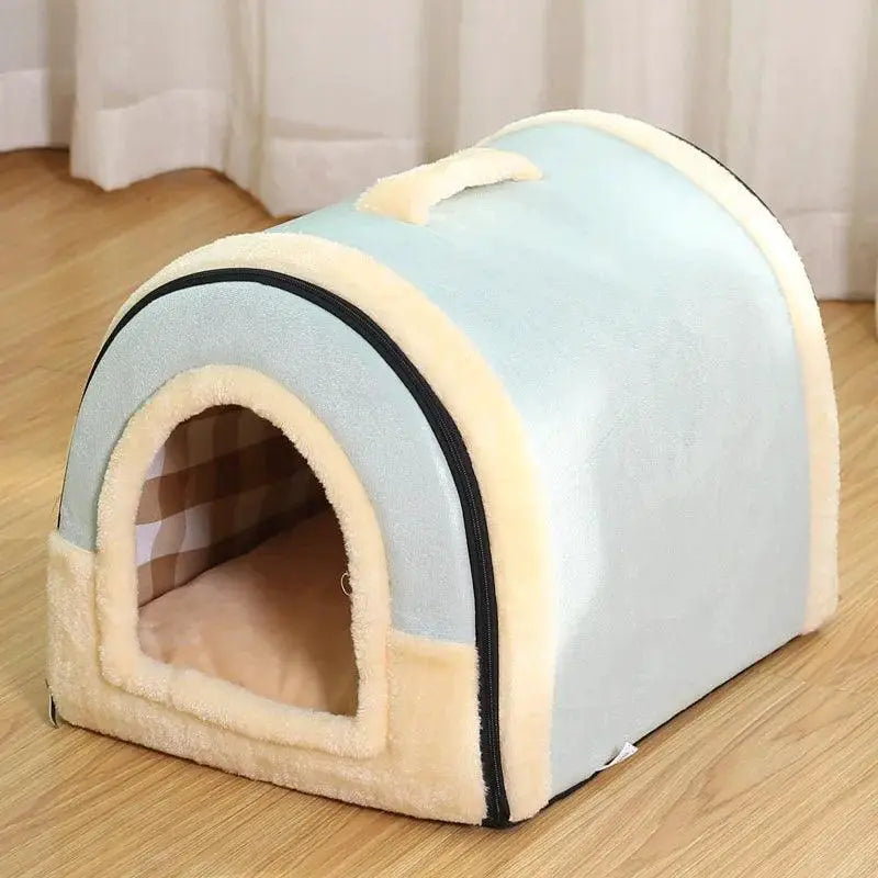 Pet Cave Bed for Small Pets with Cushion — J New