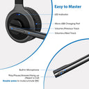 Mpow M5 Pro - 18H Talk Time Bluetooth Headset