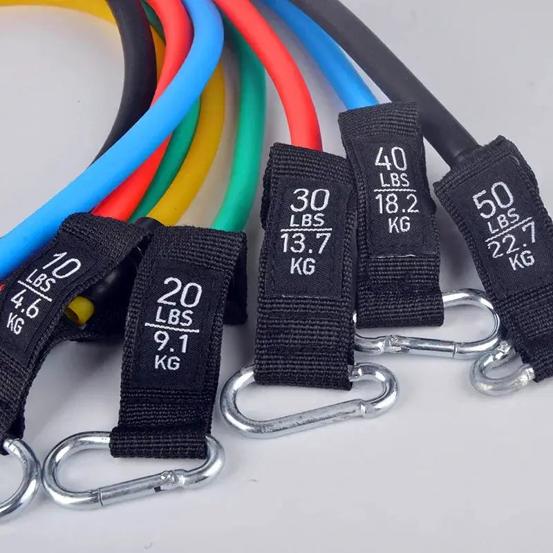 Versatile 12 Piece Resistance Bands Set for Home Fitness