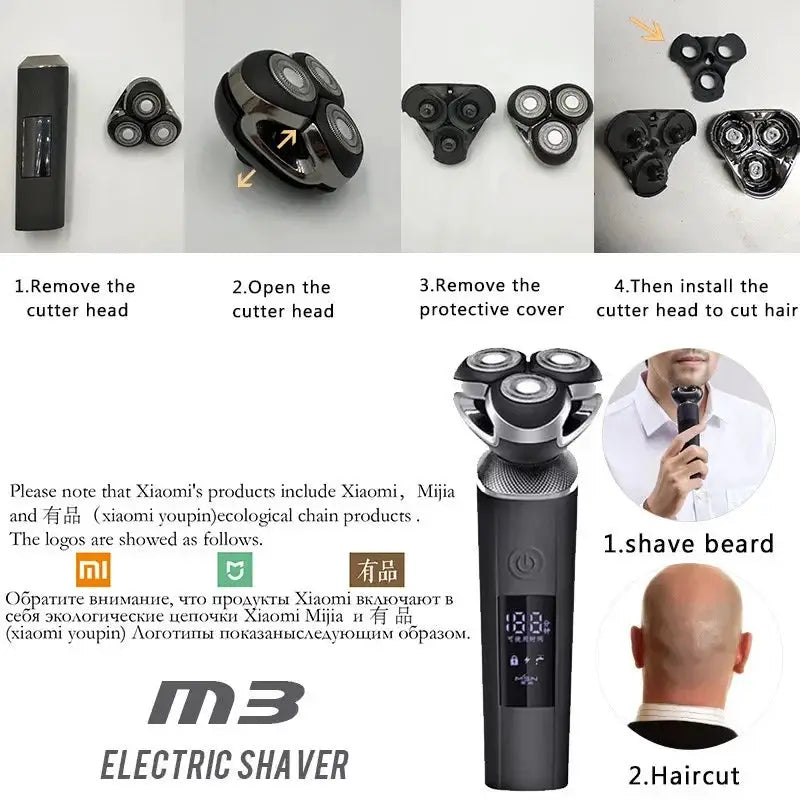 M3 Electric Shaver Replacement Head For Mi Youpin Razor 5