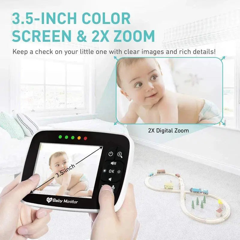 Wireless Baby Monitor Camera With Night Vision Battery Life