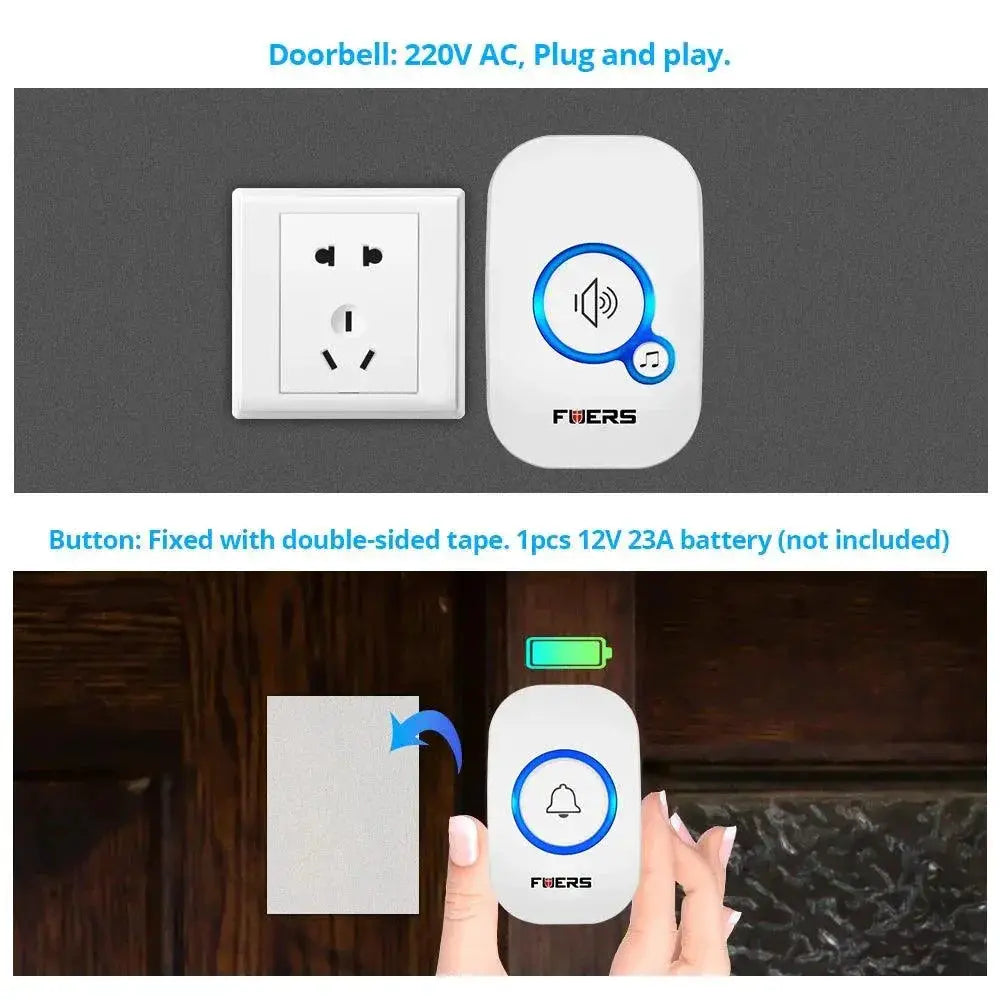 Fuers M557 Smart Wireless Doorbell for Enhanced Security