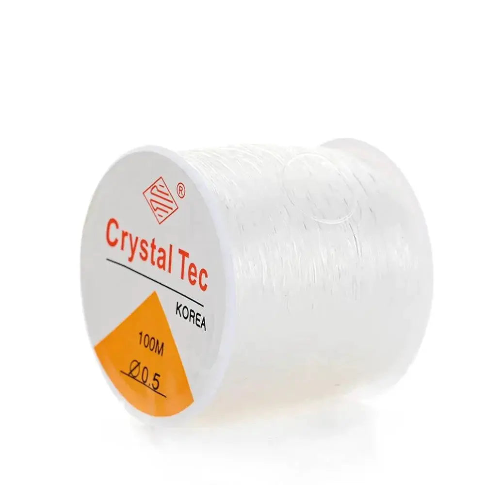 Crystal Clear Elastic Thread Kit For Bracelet Jewelry Making