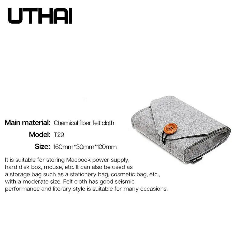 Utahi T29 Portable Tech Organizer Secure Your Digital Gear